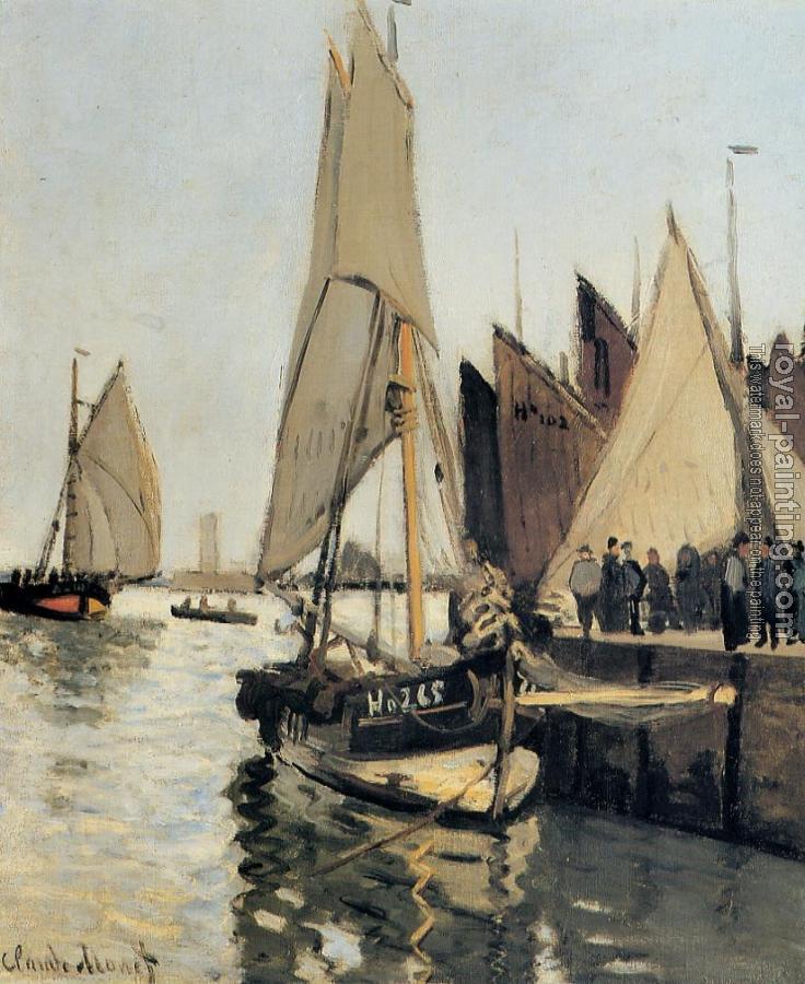 Claude Oscar Monet : Sailing Boats at Honfleur